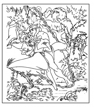 Jungle Coloring Pages (9) - Coloring Kids