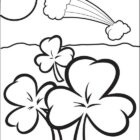 Shamrock Coloring Pages - Coloring Kids - Coloring Kids