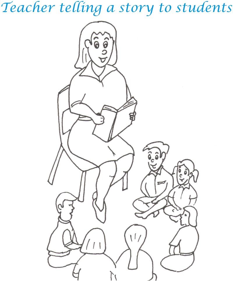 teachers day coloring pages - photo #6