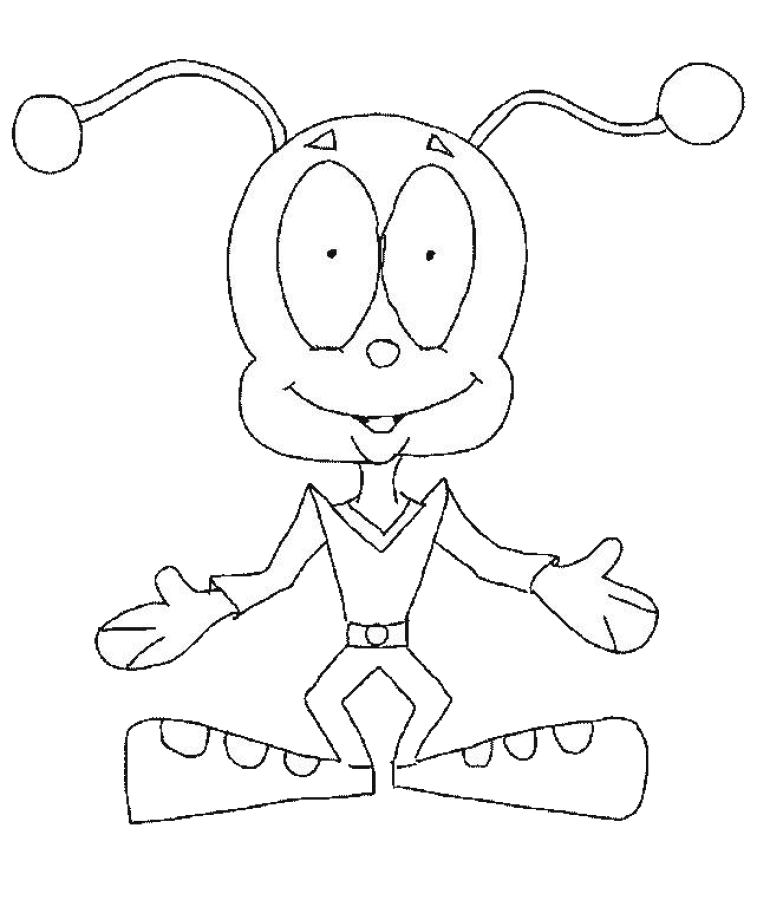 ufo coloring pages for kids - photo #11
