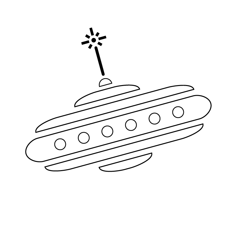 ufo coloring pages for kids - photo #50