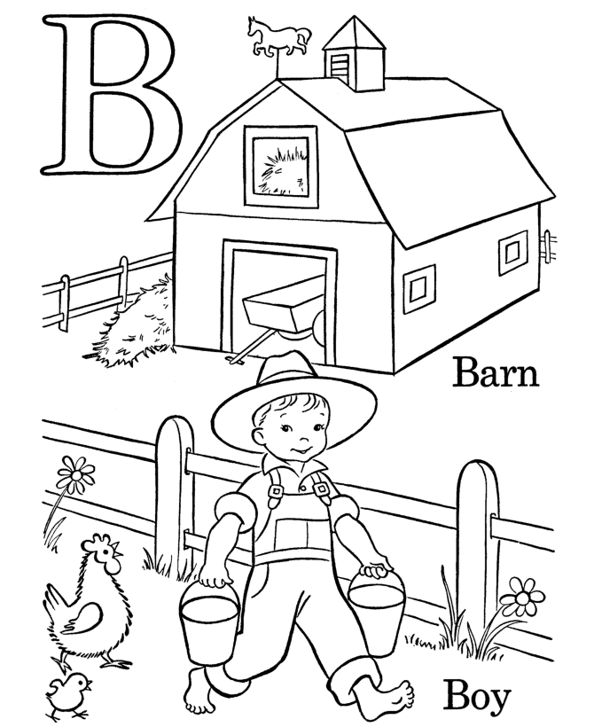 coloring pages the alphabet - photo #15