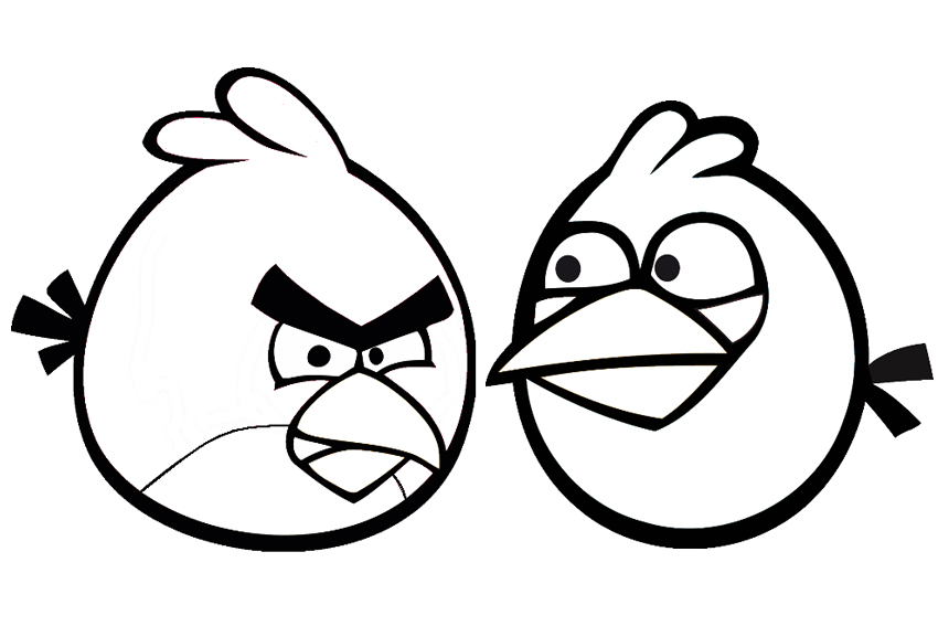 Angry Birds Coloring Pages (4) Coloring Kids - Coloring Kids