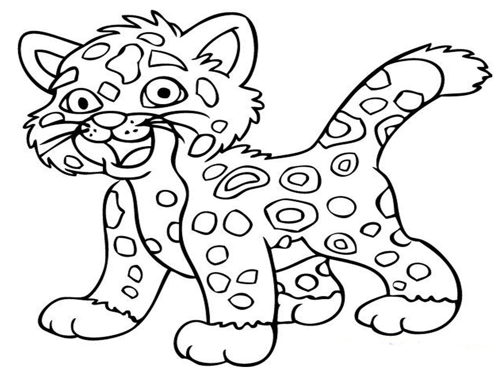 728 Cartoon Free Online Coloring Pages Animals with Animal character