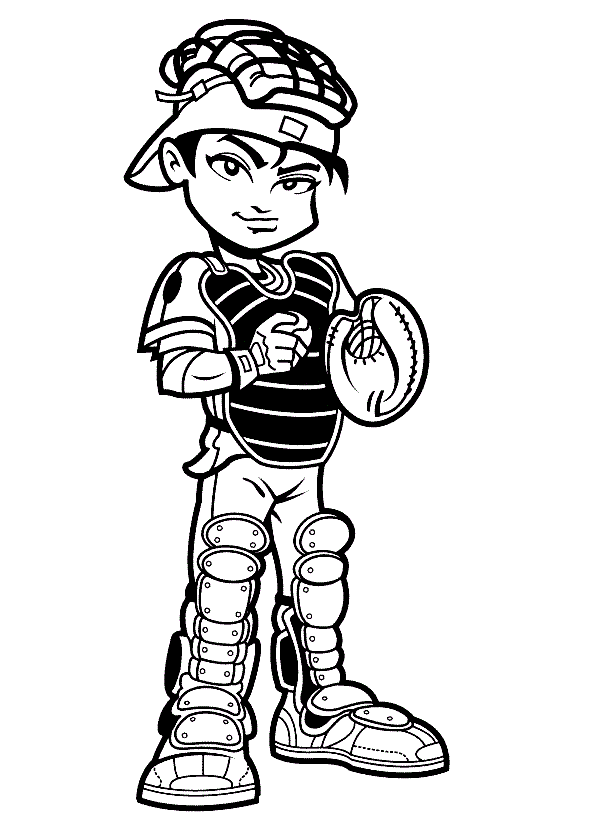 Baseball Coloring Pages | Coloring Kids