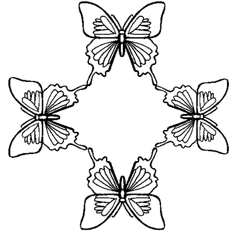 Butterfly Coloring Pages Coloring Kids