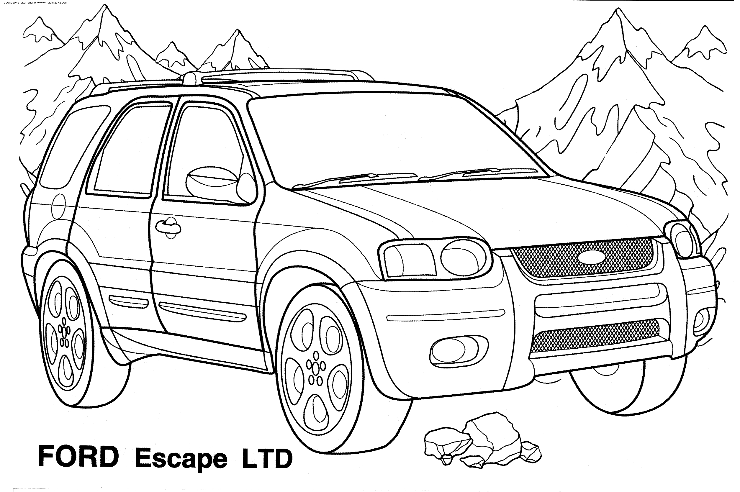 Car Coloring Pages (29) | Coloring Kids