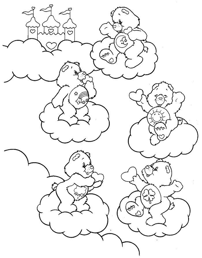 baby care bear coloring pages - photo #34