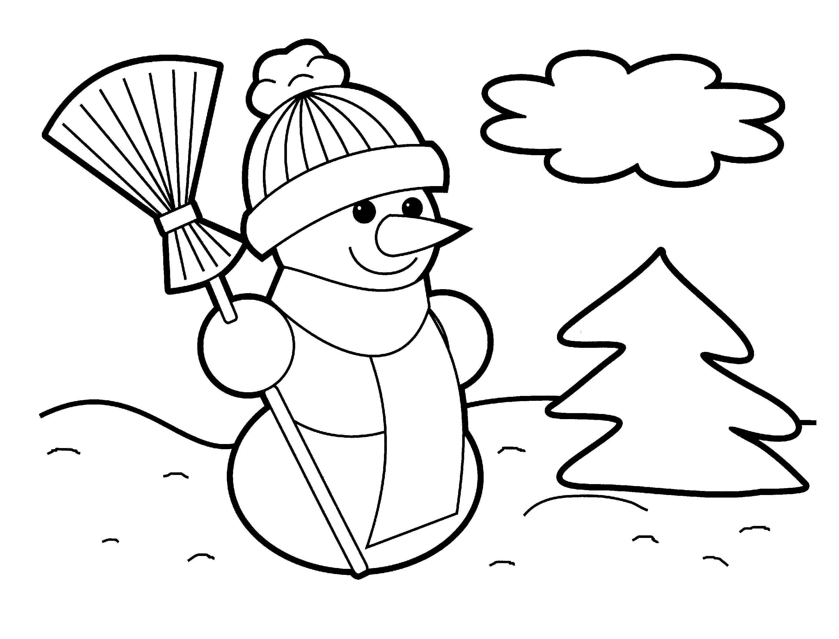 xmas coloring pages print - photo #20