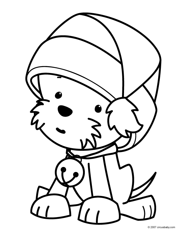 xmas coloring pages for toddlers - photo #3
