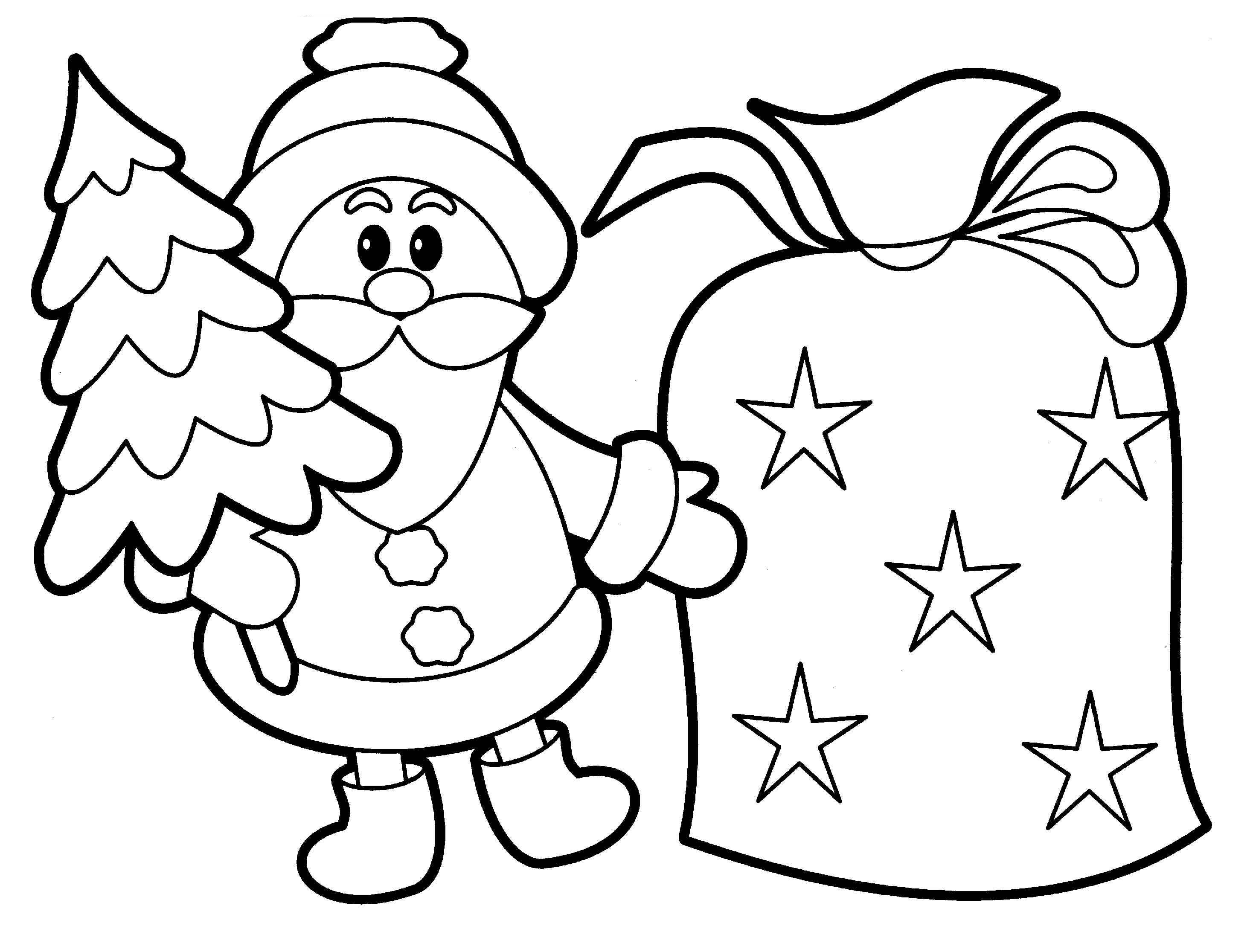 xmas coloring pages for kids - photo #26