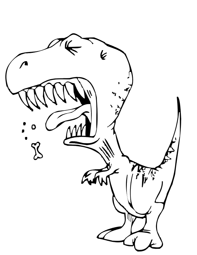 t rex dinosaur coloring pages - photo #37