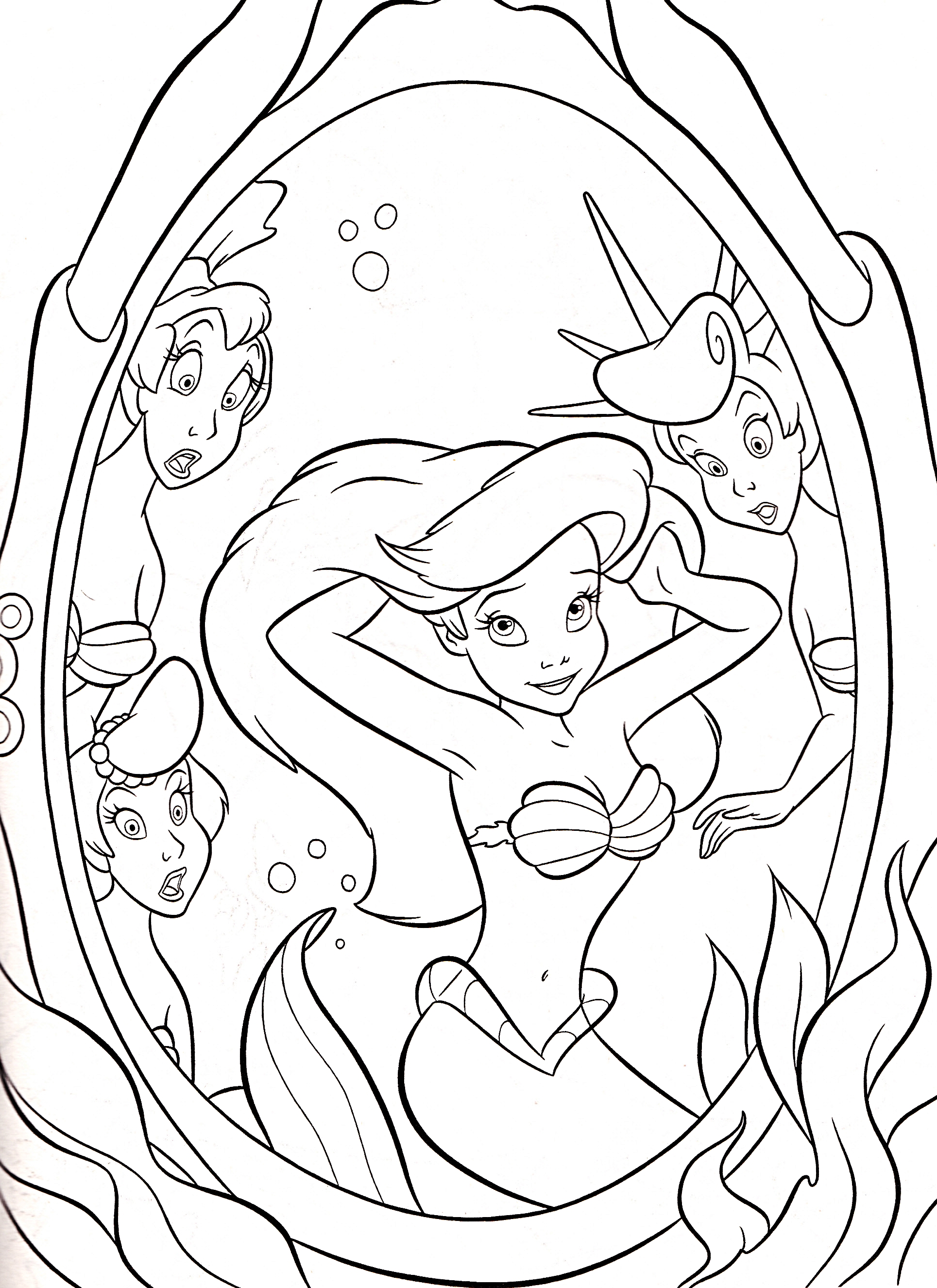 Disney coloring page of Lilo and Stitch