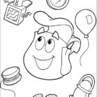 Dora The Explorer Coloring Pages (18) 