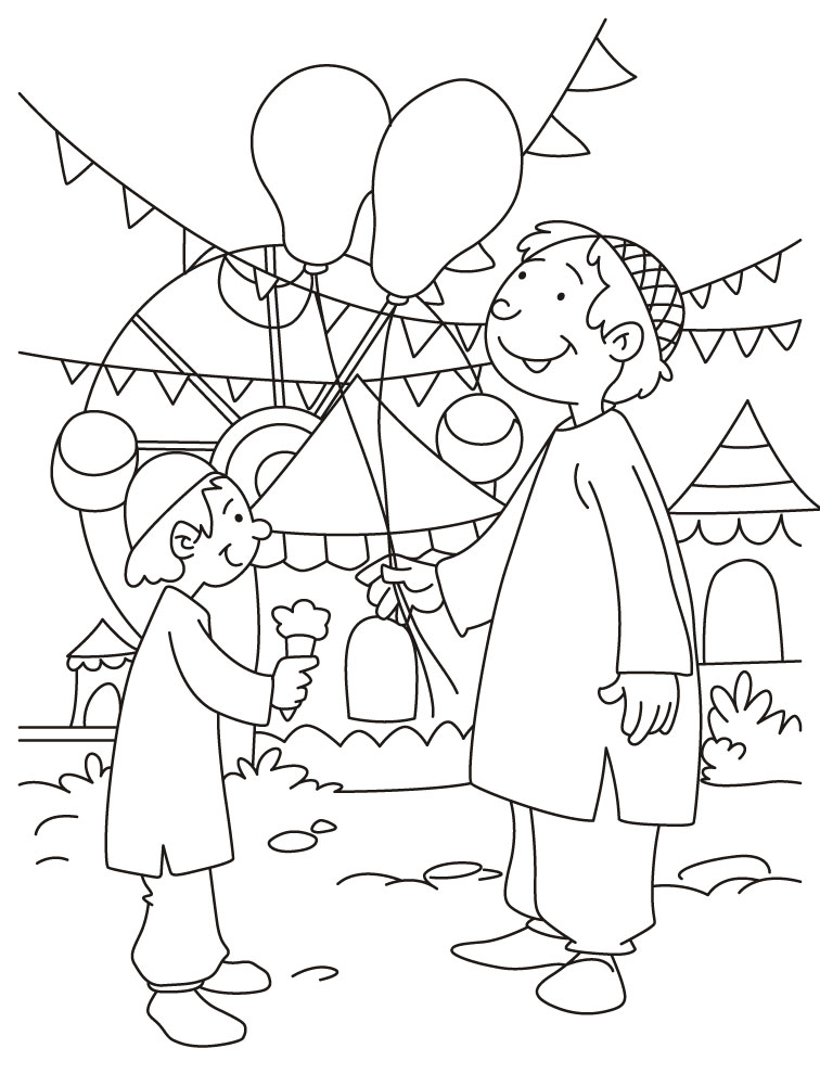 Eid Coloring Pages (3)  Coloring Kids