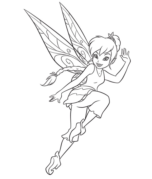 fairies of pixie hollow coloring pages - photo #42