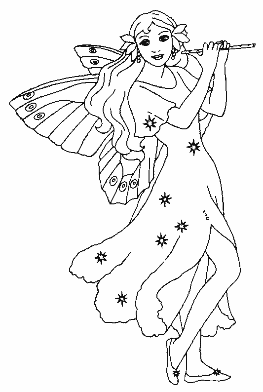 fairies and dragons coloring pages - photo #44