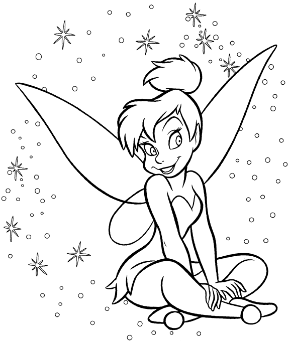 fairies print out coloring pages - photo #27