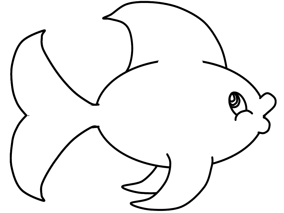 Template Of A Fish To Colour In
