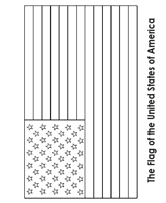 u s flag coloring pages - photo #15