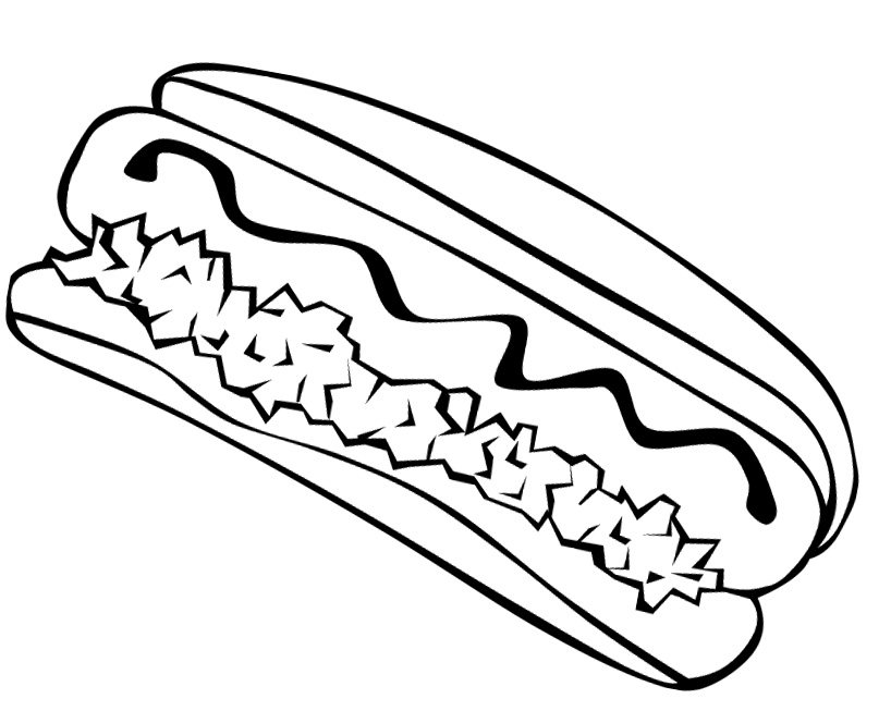 unhealthy food coloring pages - photo #33