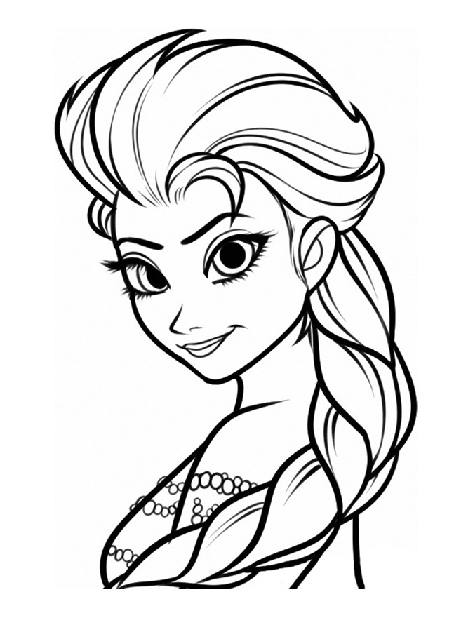 pages for coloring free frozen - photo #6
