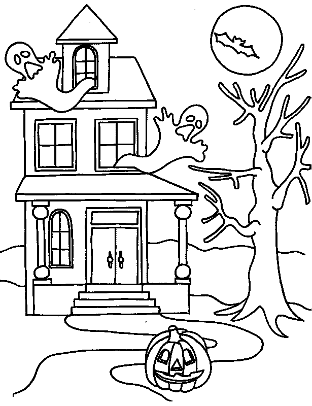 kaboose coloring pages halloween scary - photo #36