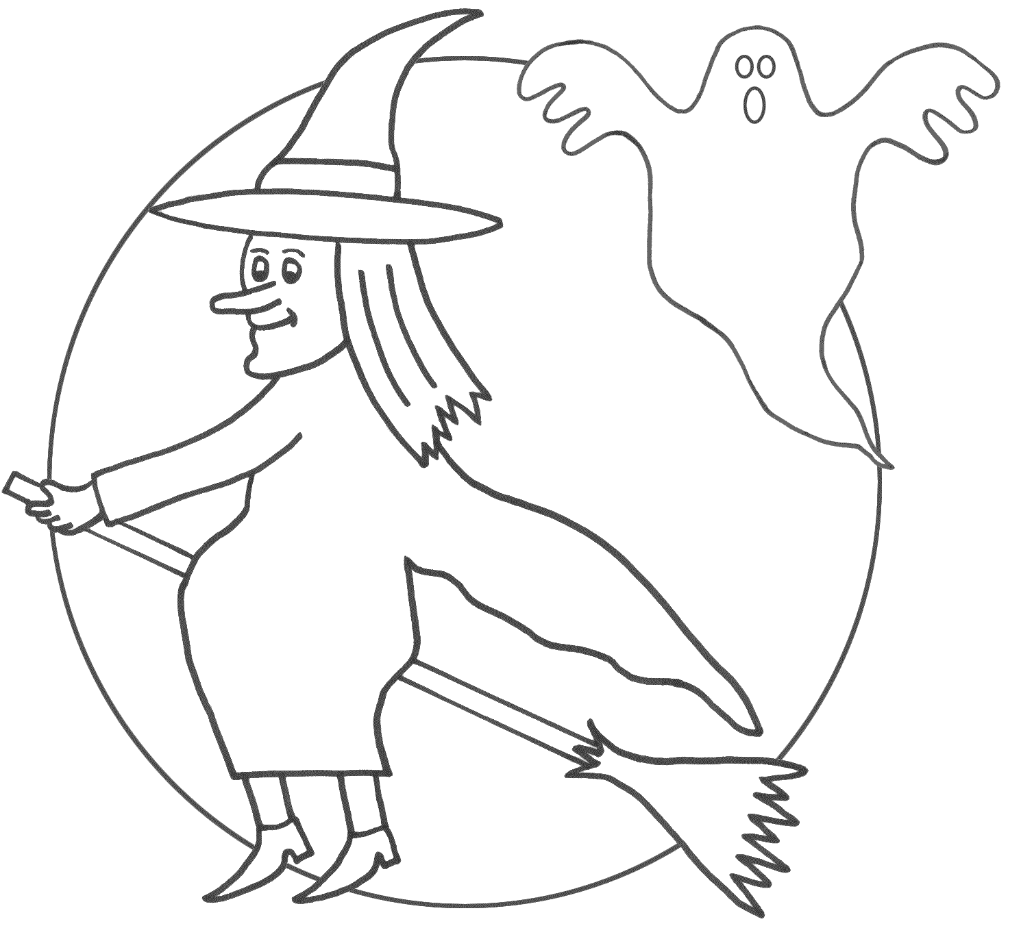 Hallween Witch 1 Coloring Kids Coloring Kids