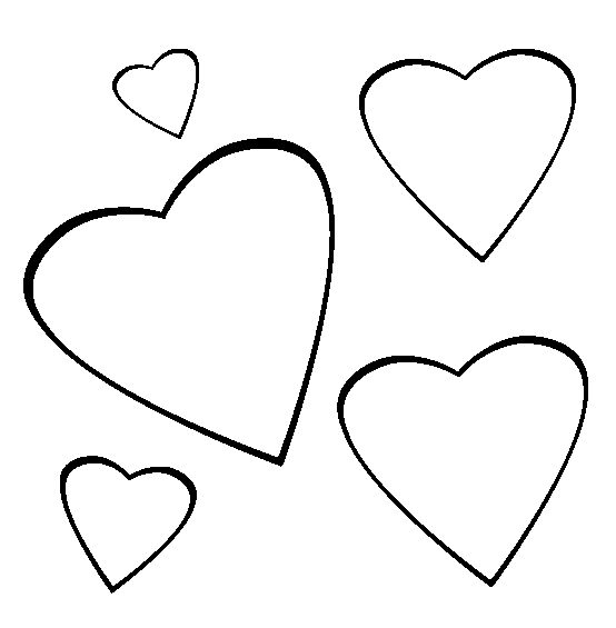 hearts coloring pages - photo #28
