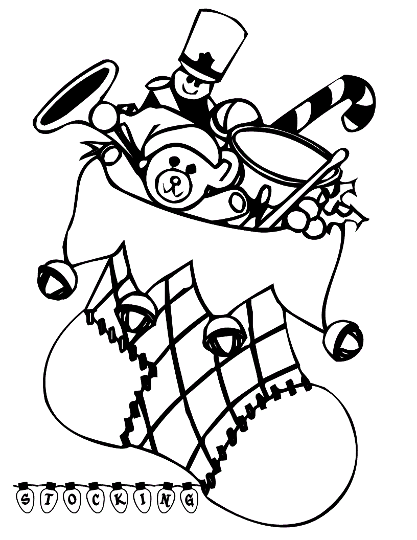 xmas coloring pages for kids to print - photo #29