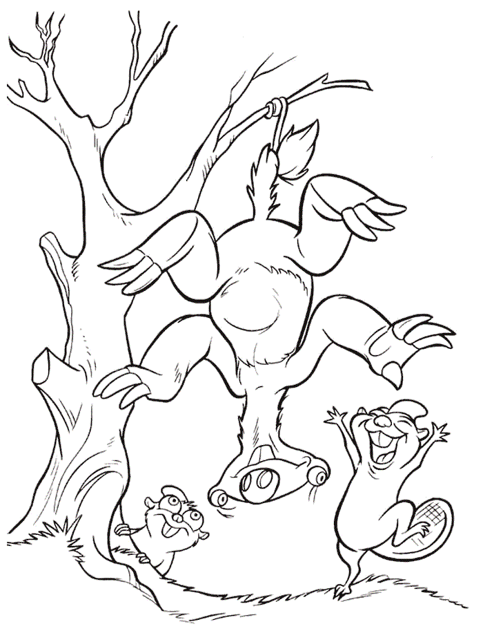 ice age 2 free coloring pages - photo #12