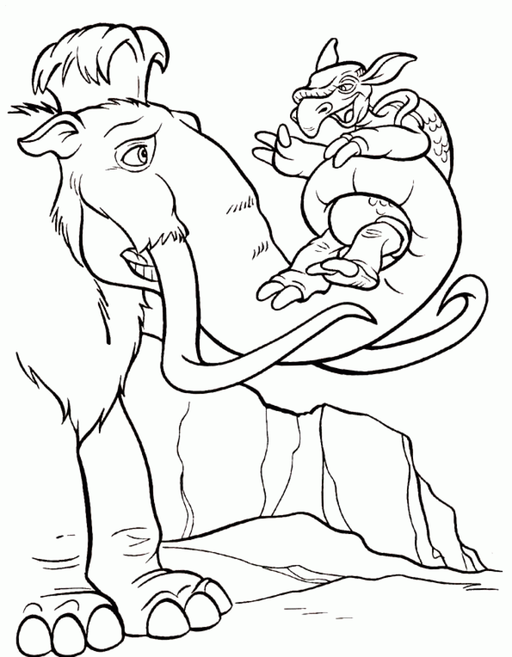 ice age the meltdown coloring pages - photo #7