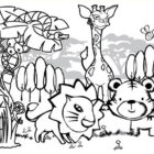 Jungle Coloring Pages - Coloring Kids