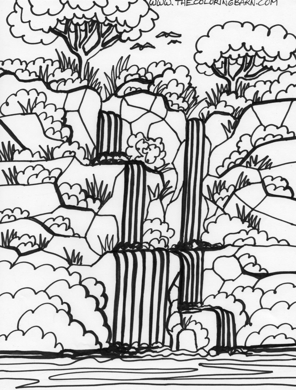 Jungle Coloring Pages (28) | Coloring Kids
