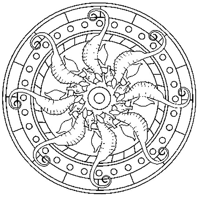 mandala coloring pages for boys - photo #13