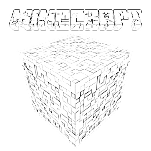 Minecraft Logo Coloring Page Coloring Kids - Coloring Kids