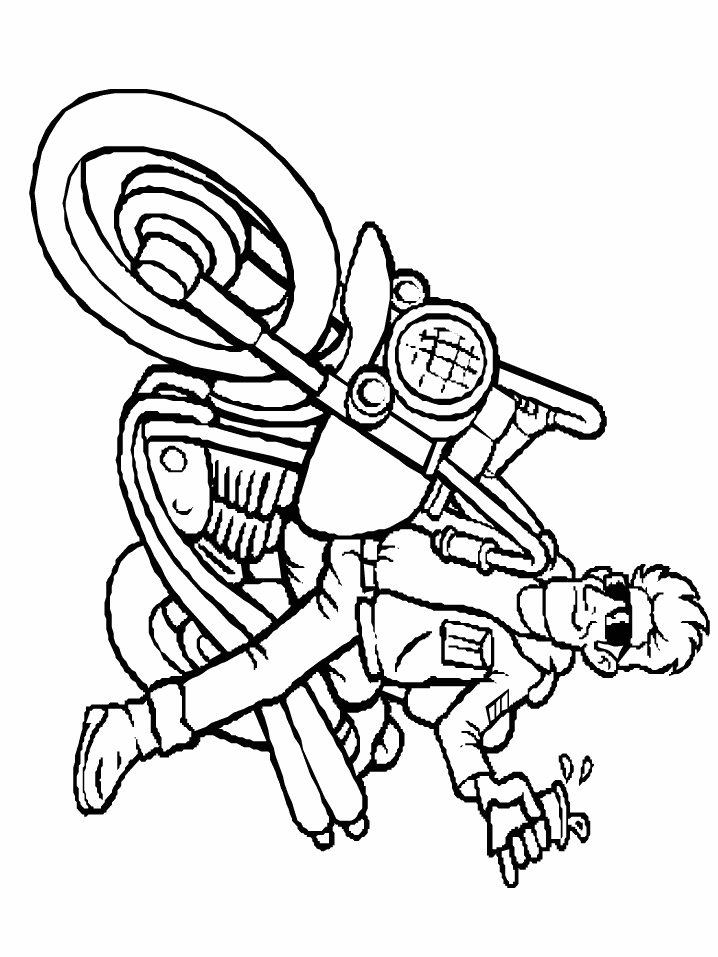 i need motorcycle coloring pages - photo #21