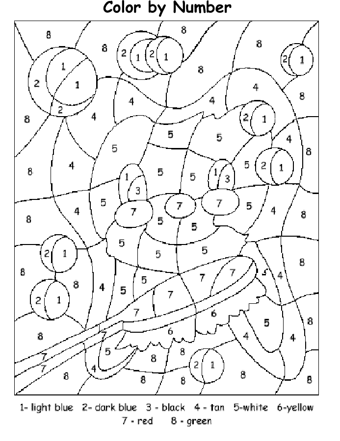 Number Coloring Pages (10) - Coloring Kids