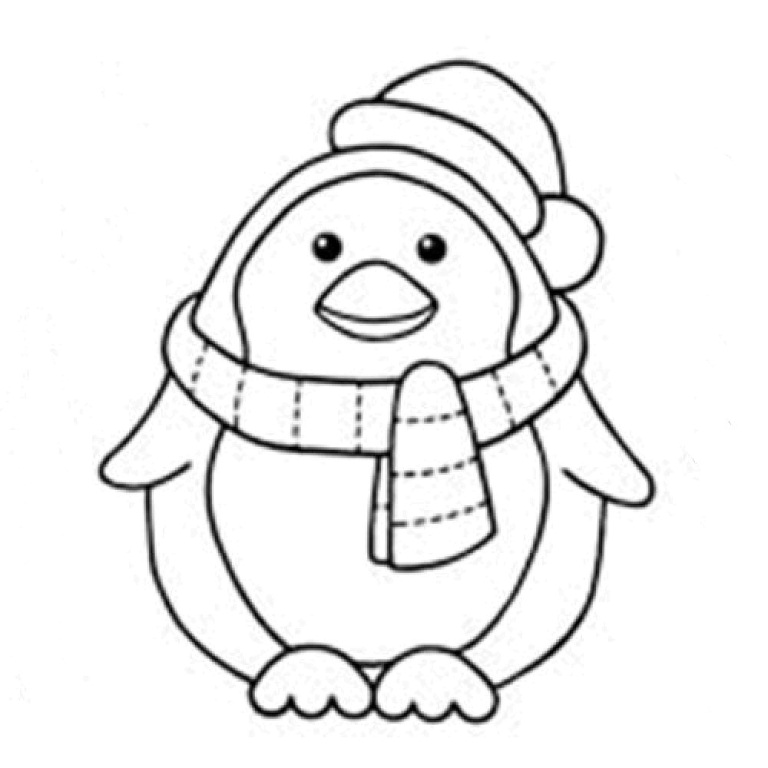 penquins coloring pages - photo #8