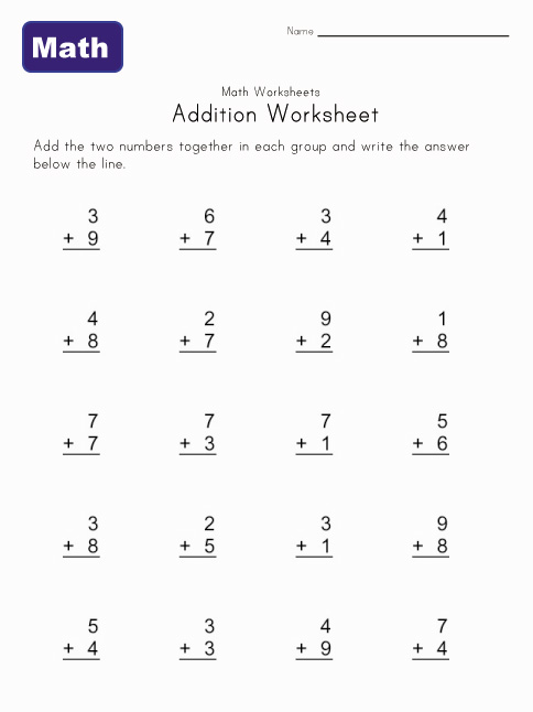 Printable Kindergarten Worksheets (3) | Coloring Kids