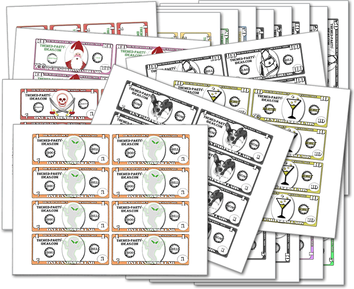 Printable Play Money - Coloring Kids