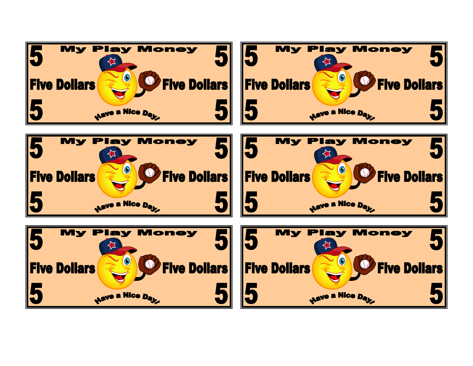 Printable Play Money (2)