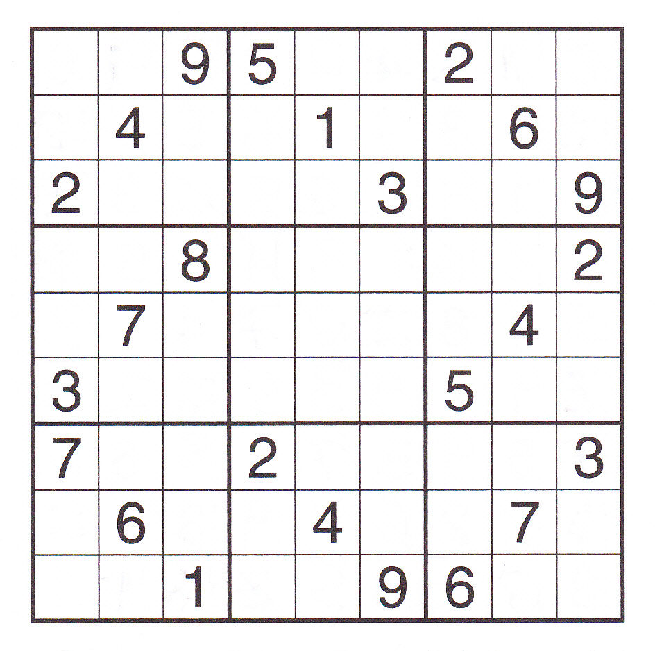 sudoku puzzles free printable