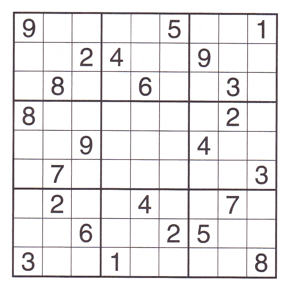 free puzzles printable sudoku puzzles