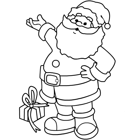 Santa Coloring Pages 2 Coloring Kids Coloring Kids