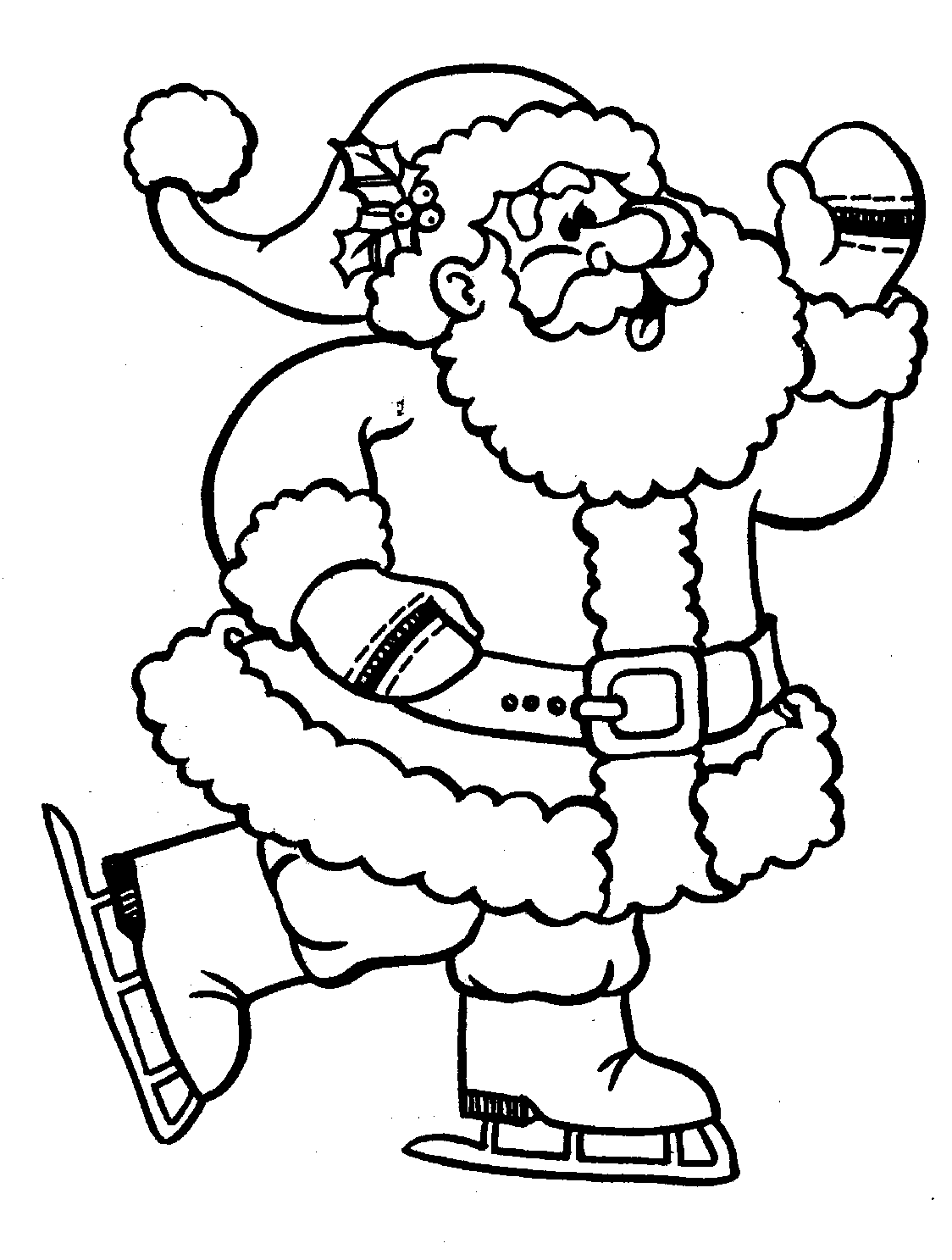 Santa Coloring Kids Coloring Kids