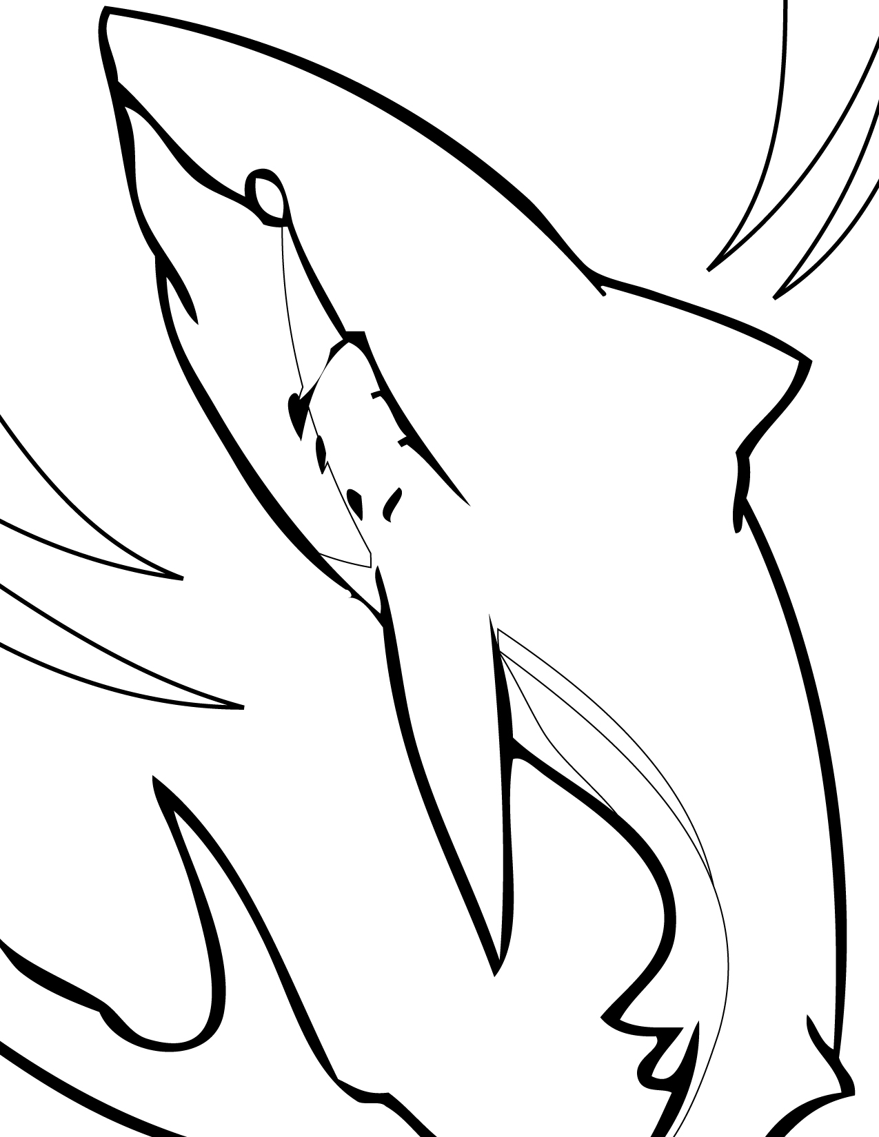 Shark Coloring Pages (12) Coloring Kids Coloring Kids