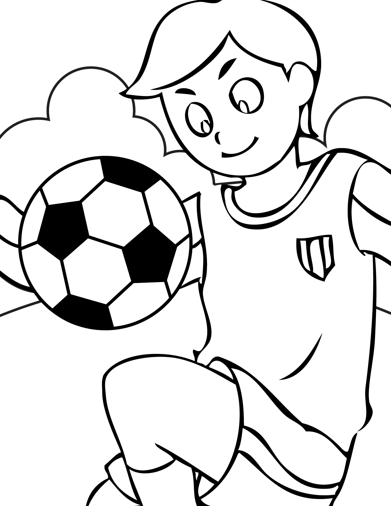 Soccer Coloring Pages 5 Coloring Kids