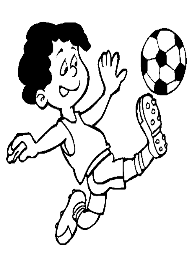 Soccer Coloring Pages (1) - Coloring Kids