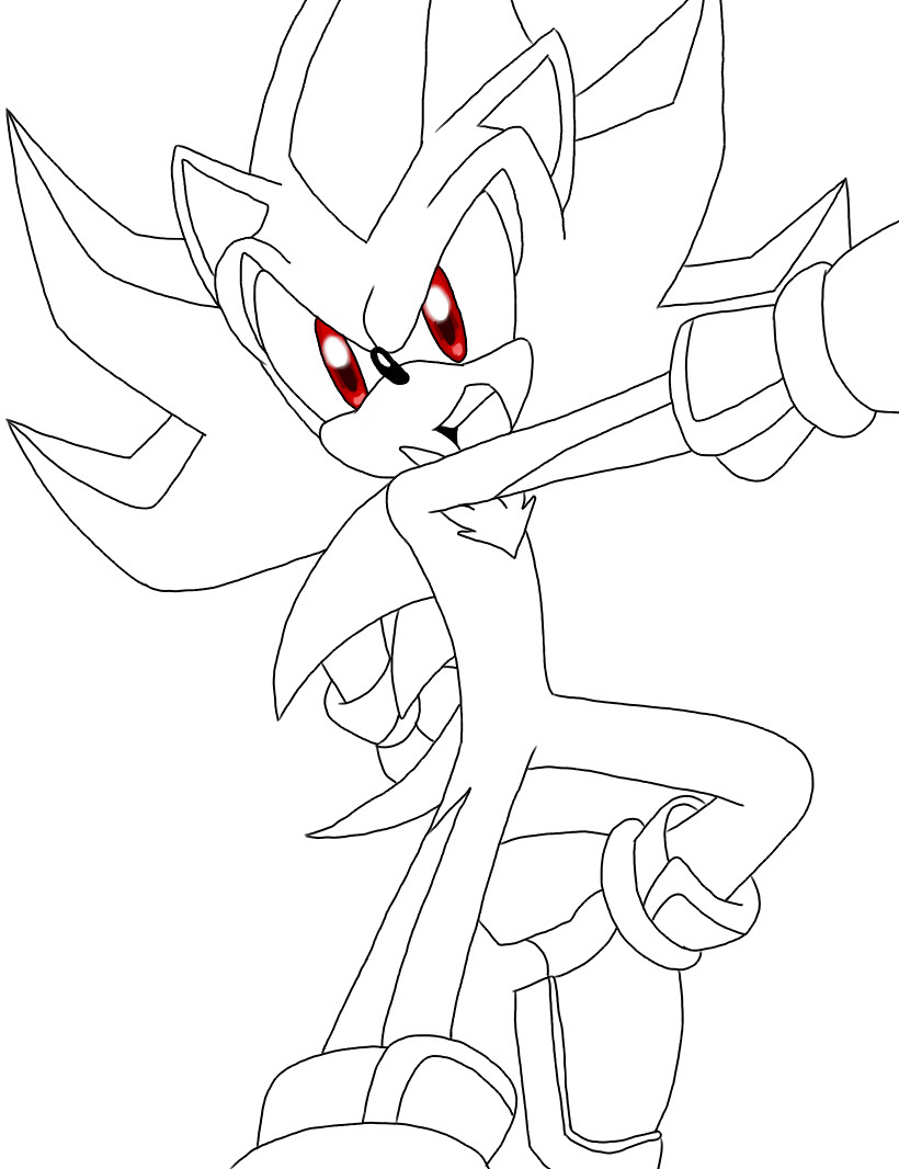 Sonic Coloring Pages 14 Kids Download